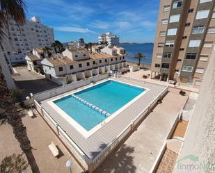 Piscina de Pis en venda en La Manga del Mar Menor amb Aire condicionat, Terrassa i Balcó