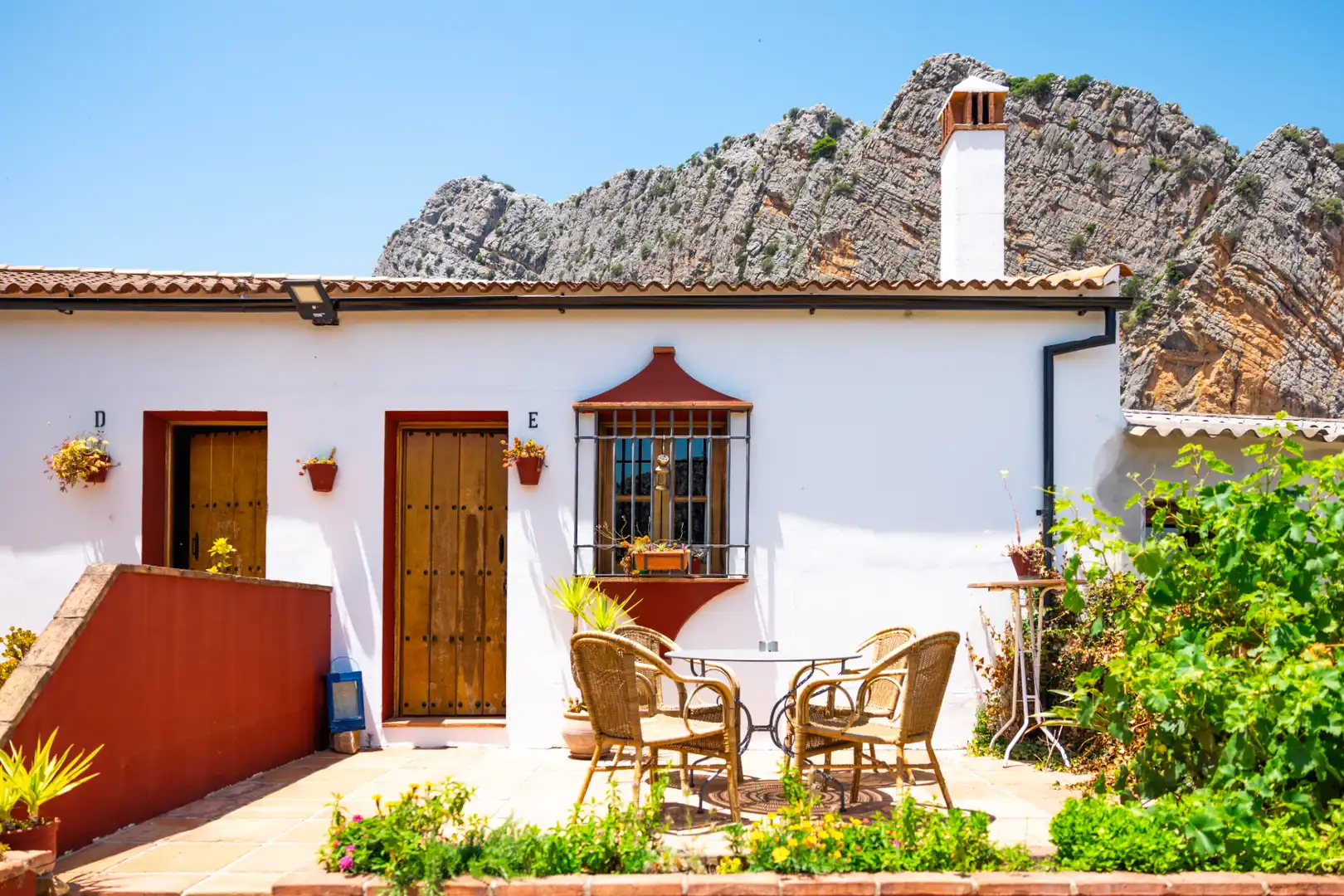 Jardín de Finca rústica en venta en Montejaque con Aire acondicionado, Jardín privado y Terraza