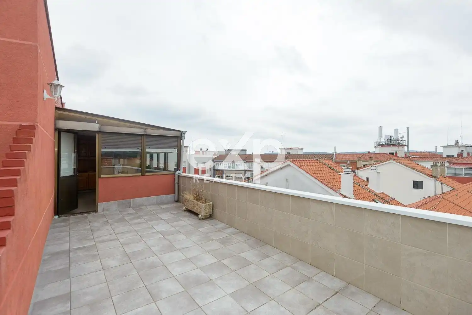 Terrace of Flat for sale in Avilés  with Heating, Terrace and Furnished