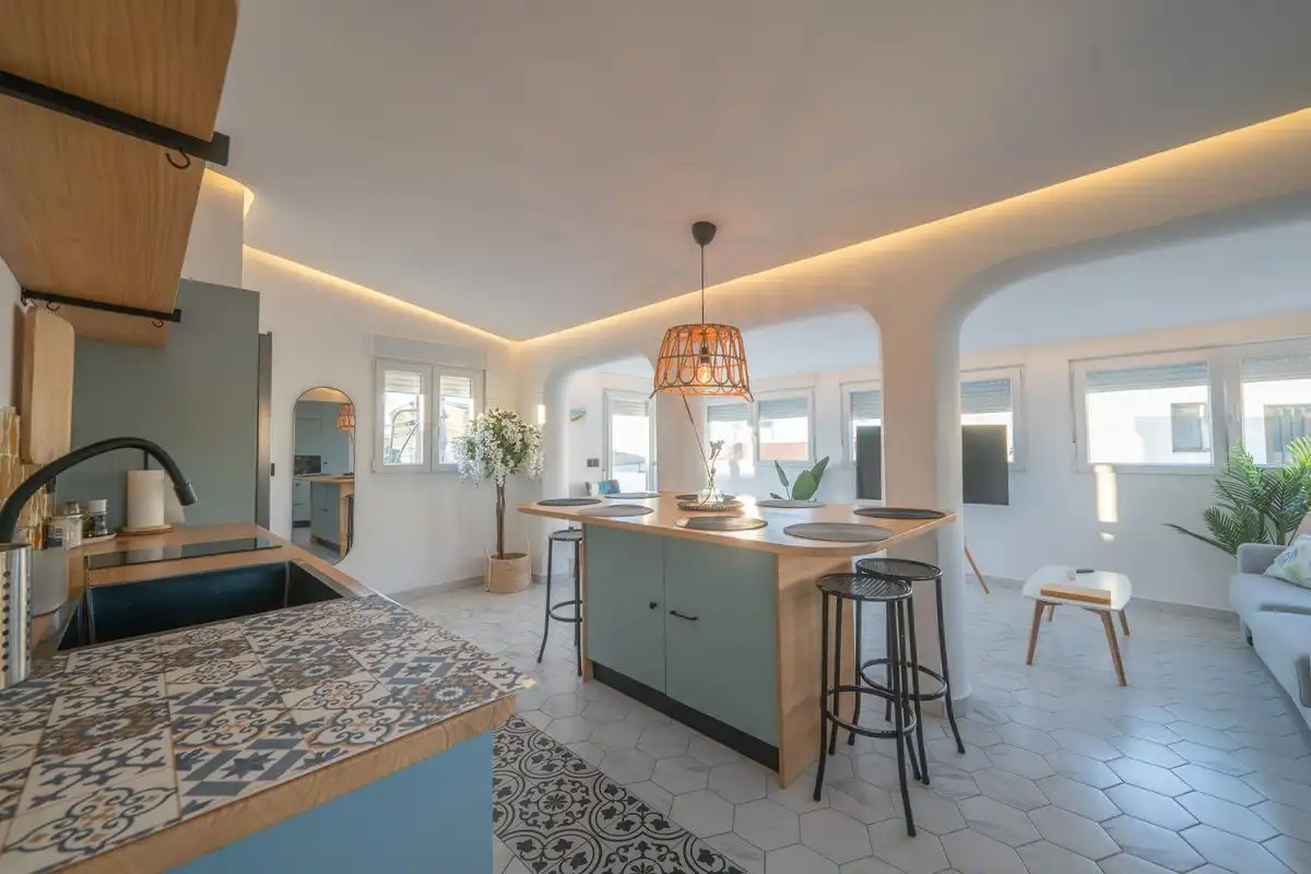 Kitchen of Houses for sale in Oliva  with Air Conditioner, Heating and Private garden