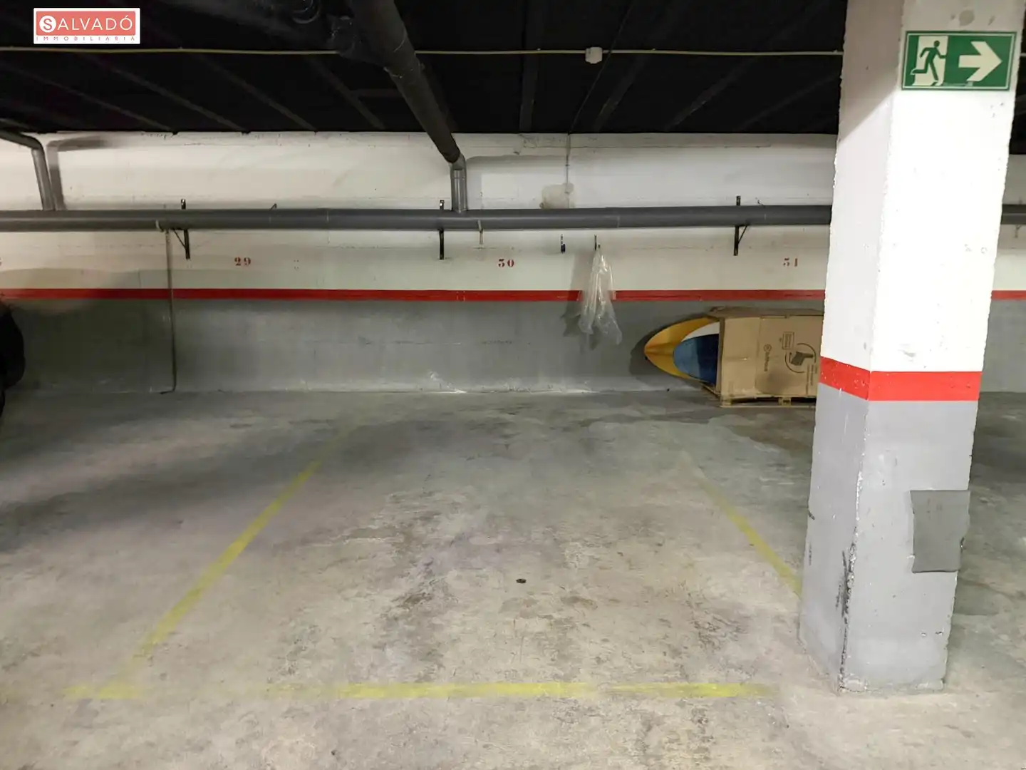 Parking of Flat for rent in Calafell  with Air Conditioner, Heating and Private garden
