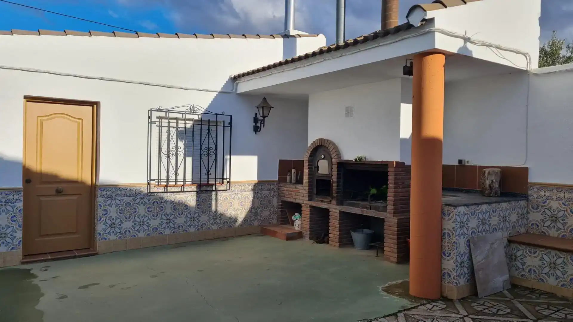 Terraza de Casa o chalet en venta en Baza con Jardín privado y Piscina