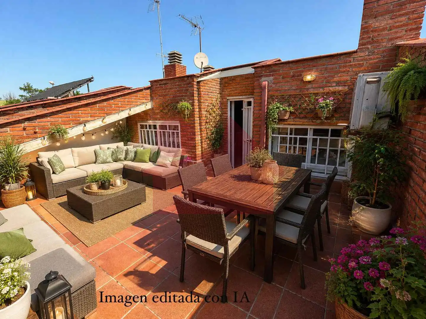 Terrassa de Casa adosada en venda en Mollet del Vallès amb Aire condicionat, Calefacció i Jardí privat