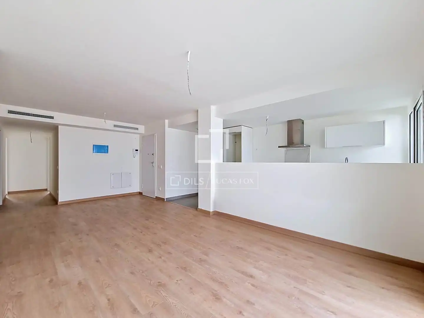 Wohnzimmer von Wohnung zum Verkauf in Vilanova i la Geltrú mit Klimaanlage, Heizung und Parkett