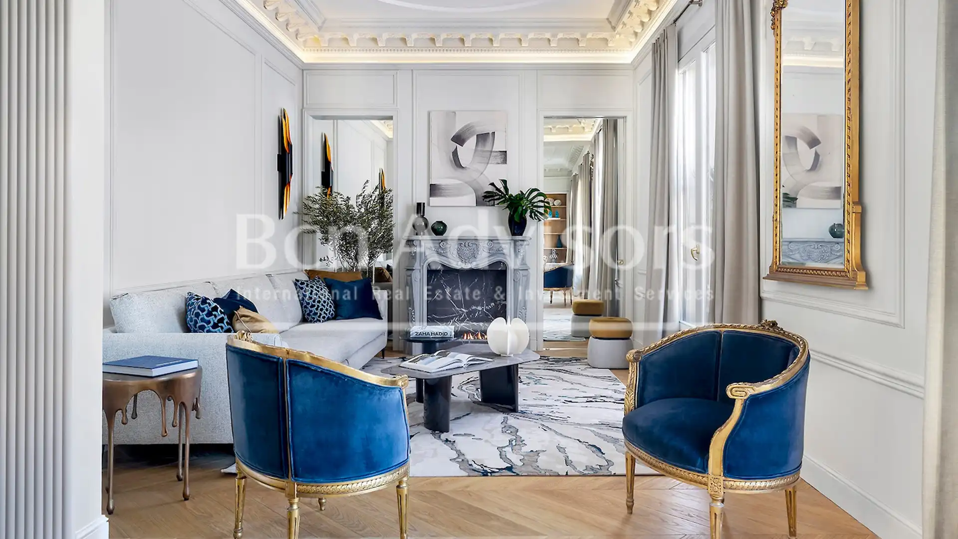 Sala de estar de Ático en venta en  Barcelona Capital con Aire acondicionado, Calefacción y Parquet