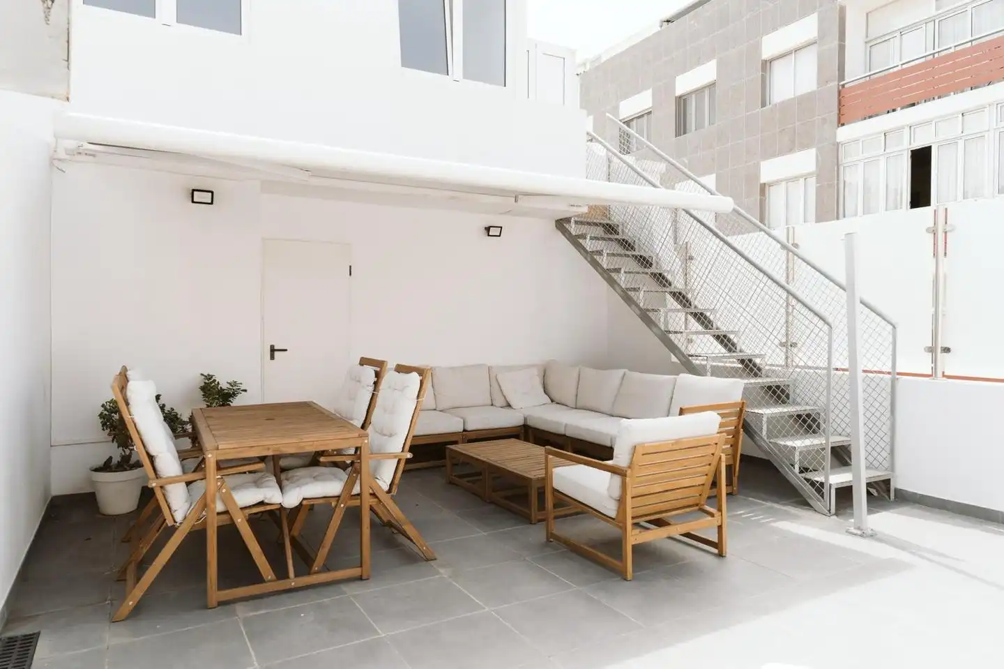 Terrace of Attic for rent in Las Palmas de Gran Canaria  with Air Conditioner, Terrace and Furnished