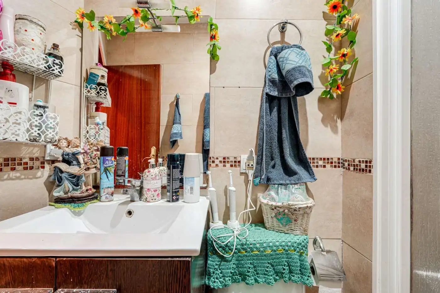Badezimmer von Wohnung zum Verkauf in Barcelona mit Heizung und Möbliert