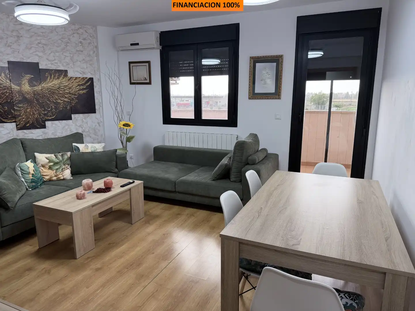 Sala de estar de Dúplex en venta en Zaragoza con Aire acondicionado, Calefacción y Terraza
