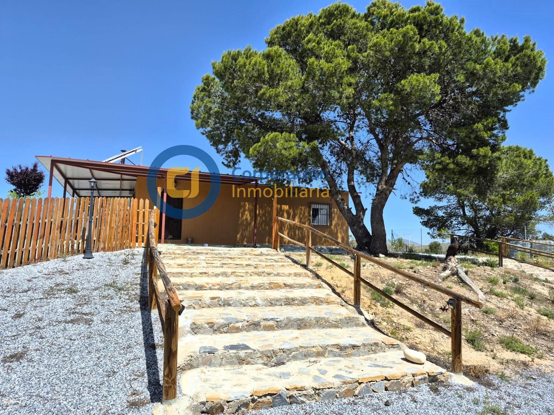 Vista exterior de Finca rústica en venda en Lorca amb Aire condicionat, Jardí privat i Terrassa