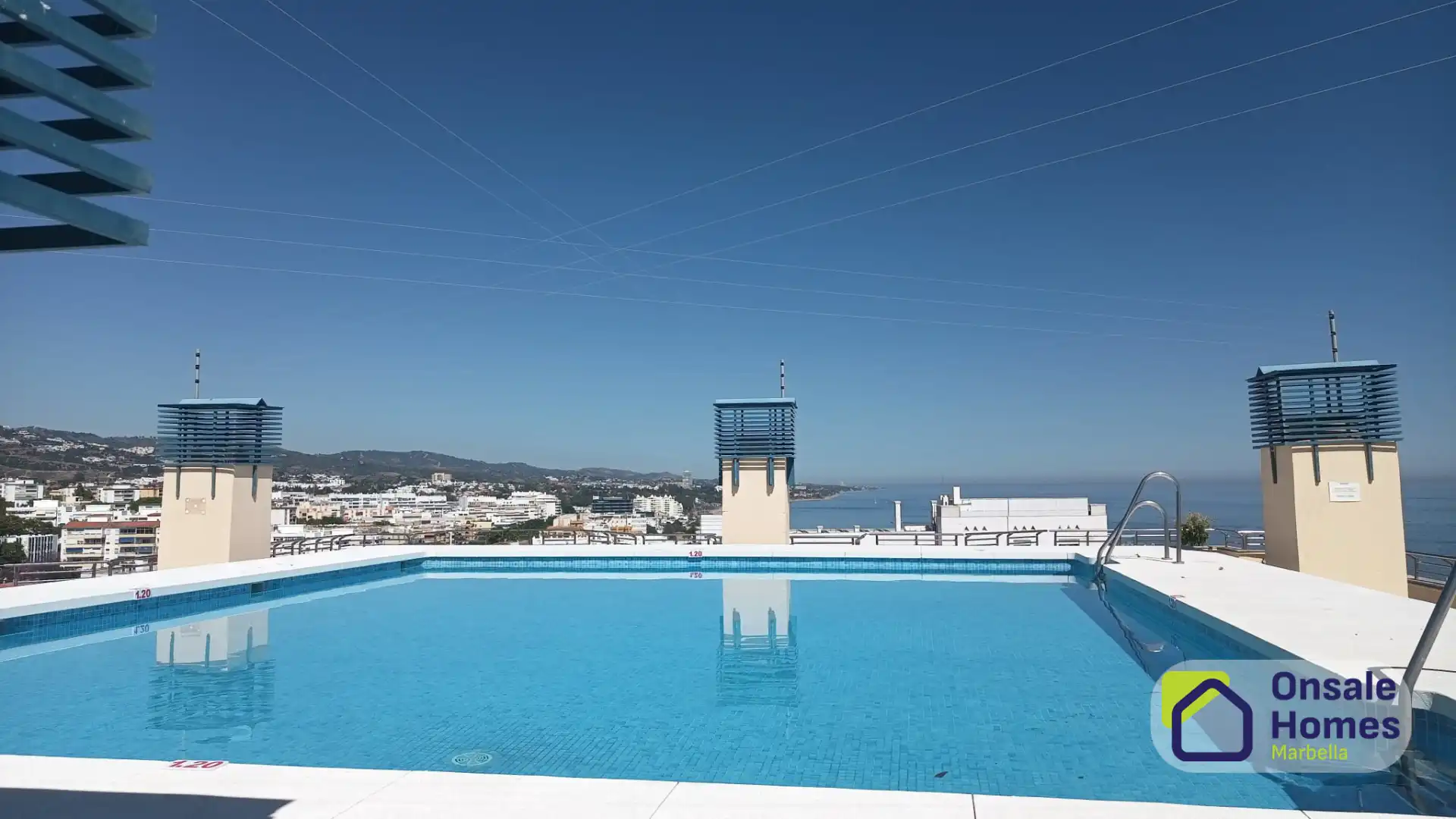 Schwimmbecken von Wohnung zum Verkauf in Marbella mit Abstellraum und Balkon