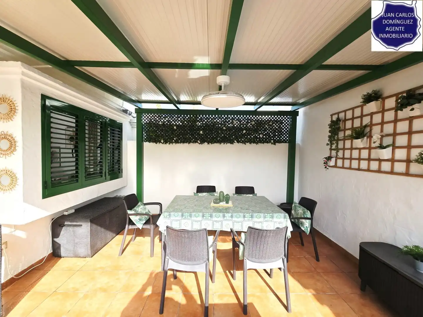 Terraza de Casa o chalet de alquiler en San Bartolomé de Tirajana con Aire acondicionado, Terraza y Amueblado
