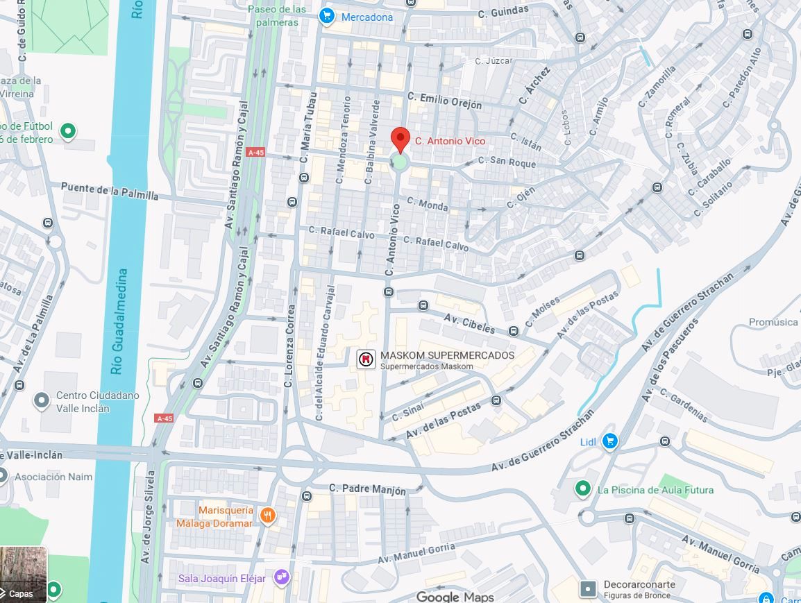 Vista exterior de Casa adosada en venda en Málaga Capital