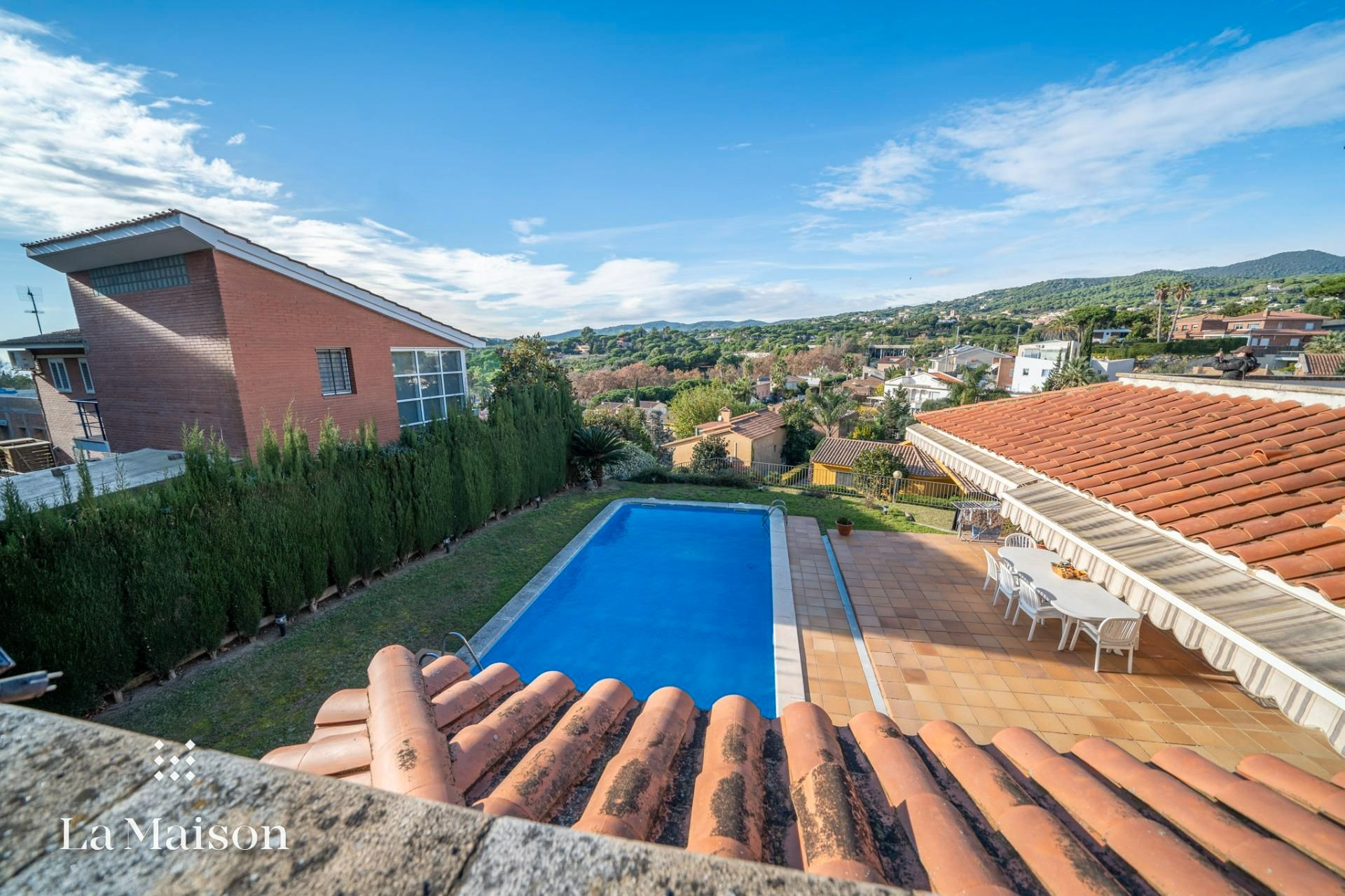 Swimming pool of House or chalet for sale in Caldes d'Estrac  with Heating, Private garden and Terrace
