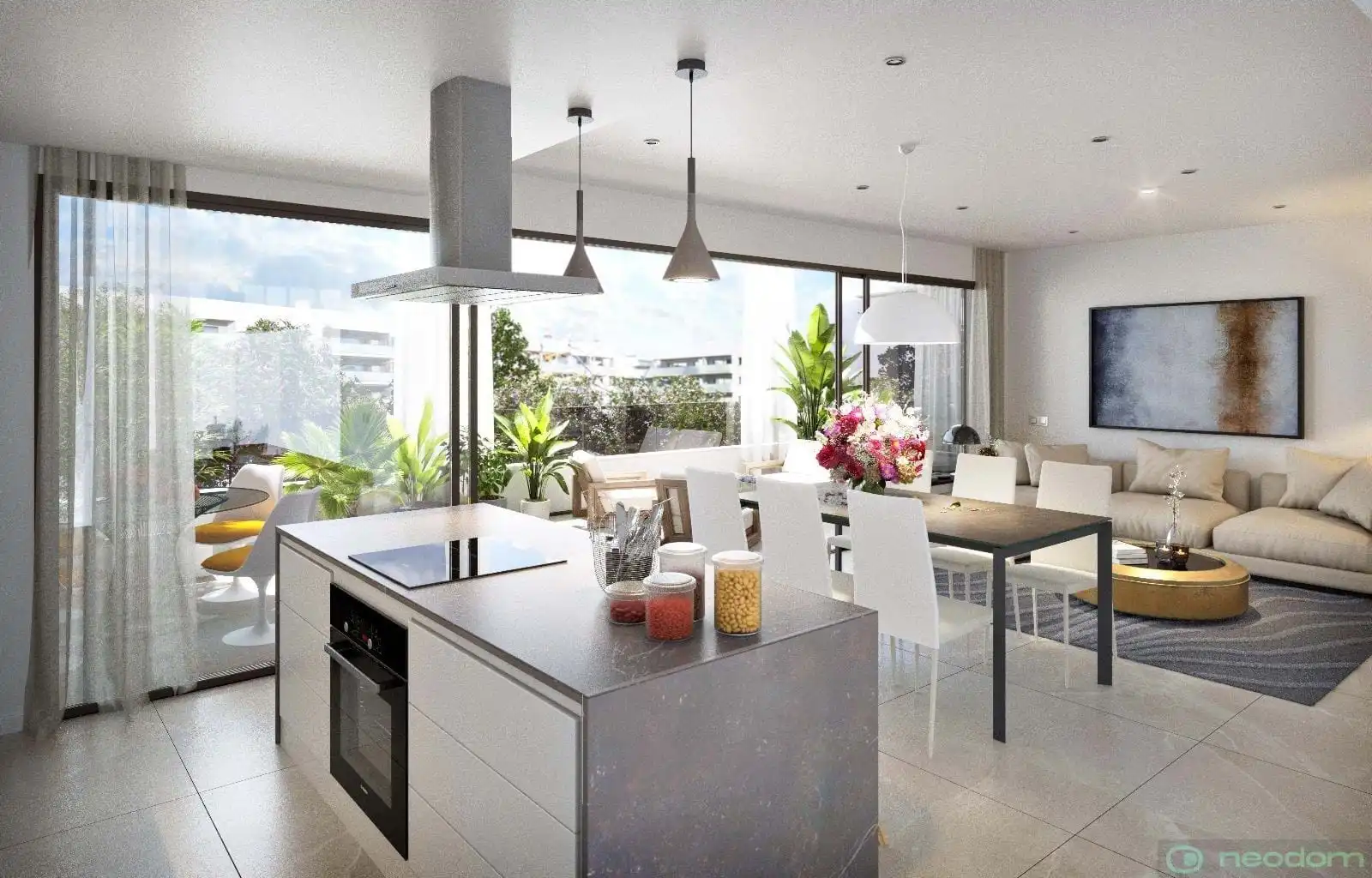 Cocina de Piso en venta en Sant Joan d'Alacant con Terraza