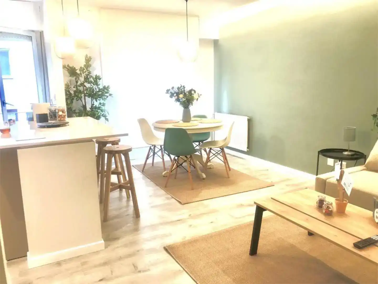 Esszimmer von Wohnung zur Miete in Portugalete mit Balkon