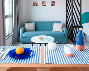 Living room of Flat to rent in  Barcelona Capital  with Air Conditioner, Heating and Private garden