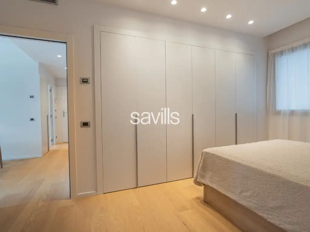 Schlafzimmer von Wohnungen zur Miete in Barcelona mit Klimaanlage und Möbliert