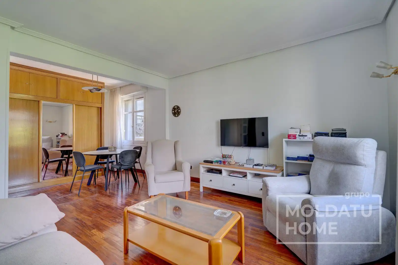 Wohnzimmer von Wohnung zum Verkauf in Donostia - San Sebastián  mit Heizung, Terrasse und Abstellraum