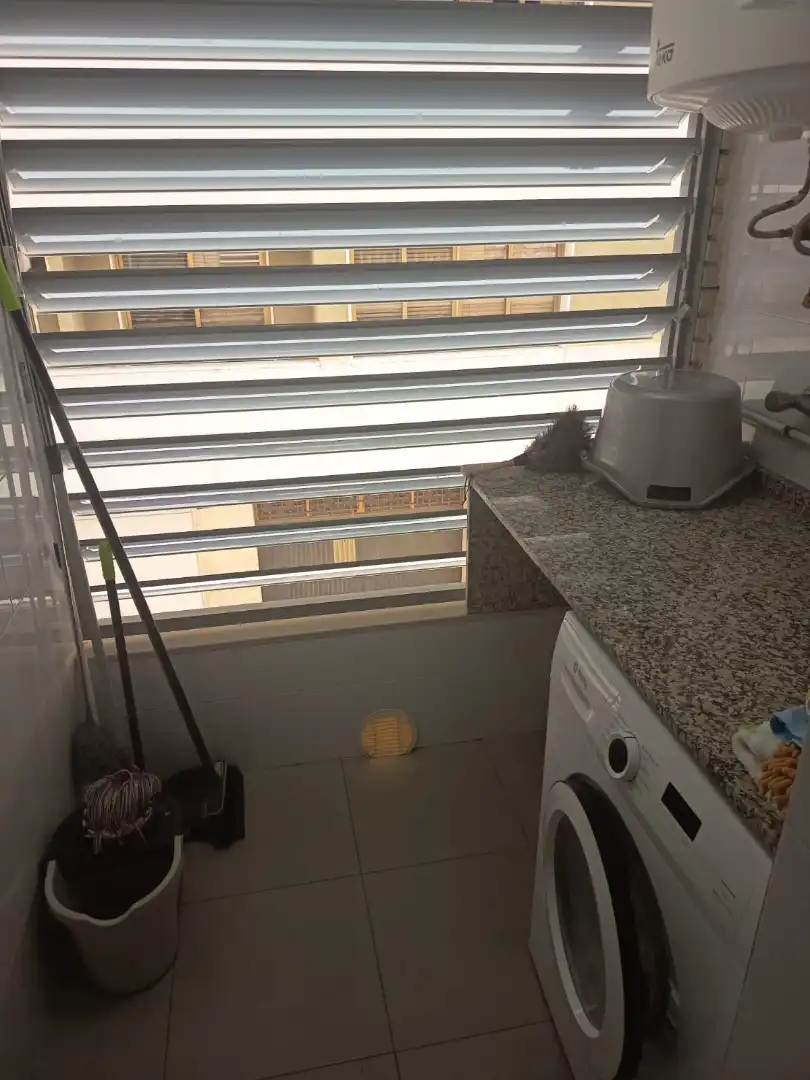 Terraza de Piso de alquiler en Burriana / Borriana con Aire acondicionado, Calefacción y Amueblado