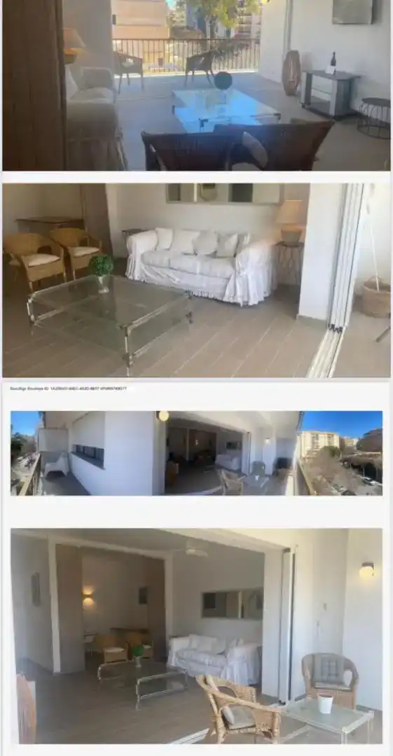 Außenansicht von Wohnungen zur Miete in Marbella mit Privatgarten, Schwimmbad und Möbliert