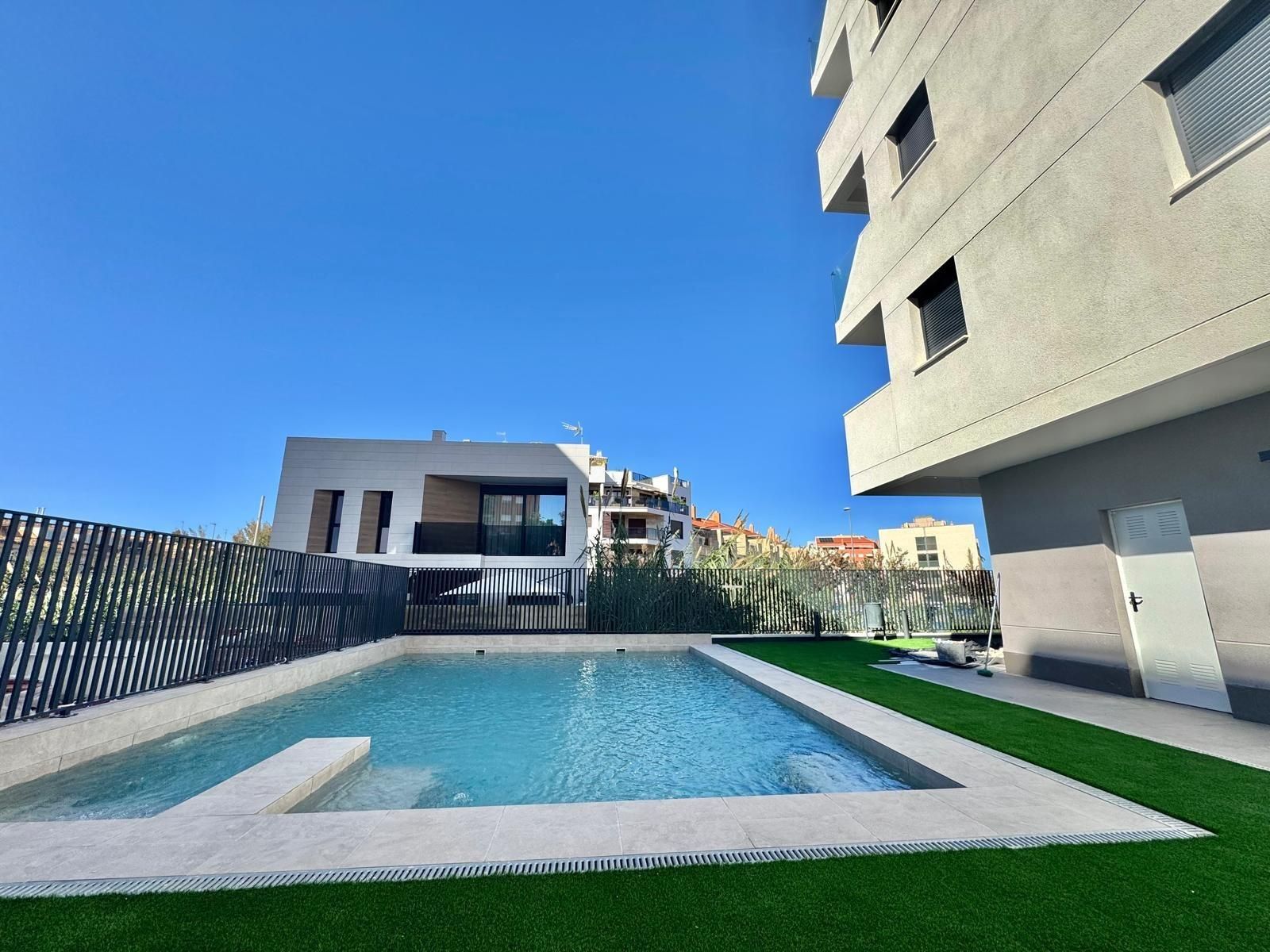 Swimming pool of Flat for sale in  Murcia Capital  with Air Conditioner, Heating and Private garden