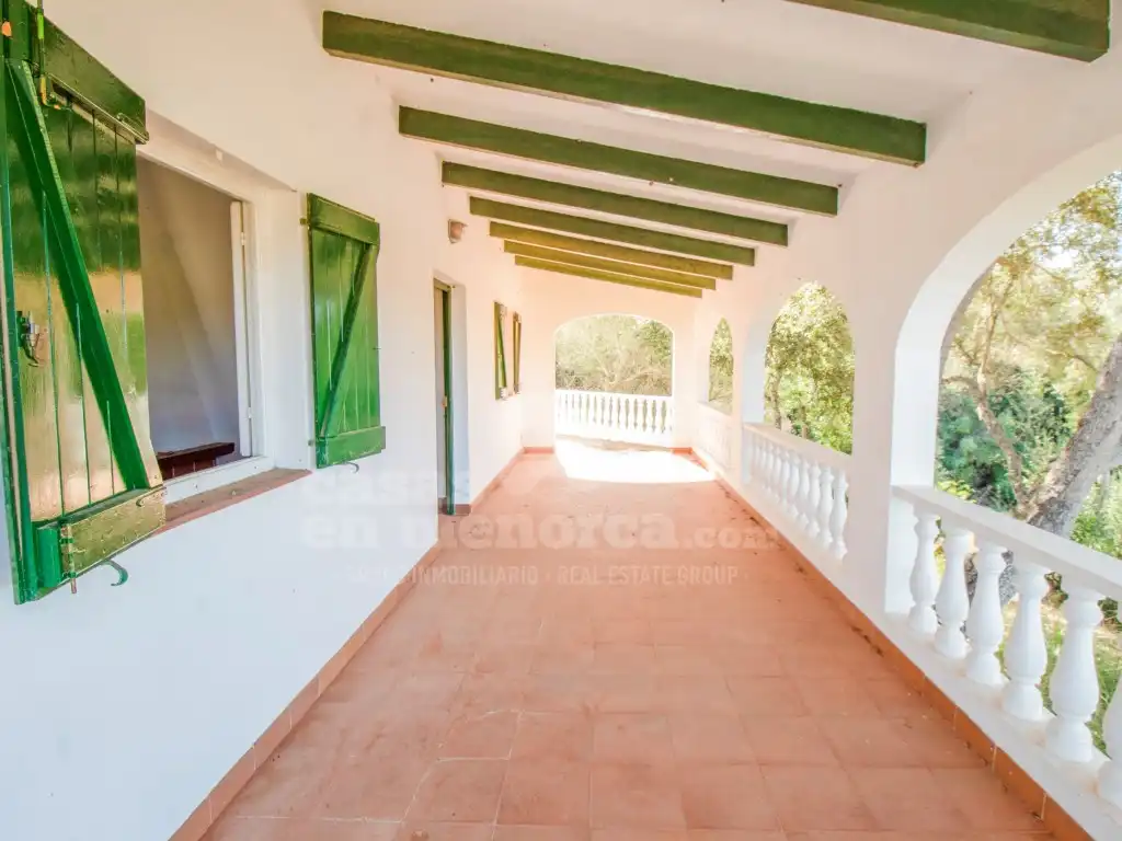 Terrassa de Finca rústica en venda en Es Mercadal amb Jardí privat