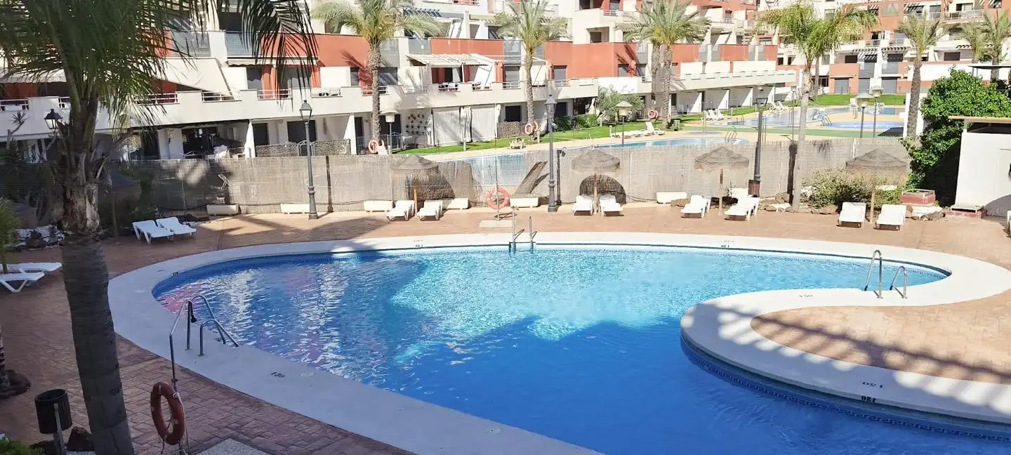 Schwimmbecken von Wohnungen zur Miete in Vera mit Klimaanlage, Terrasse und Möbliert