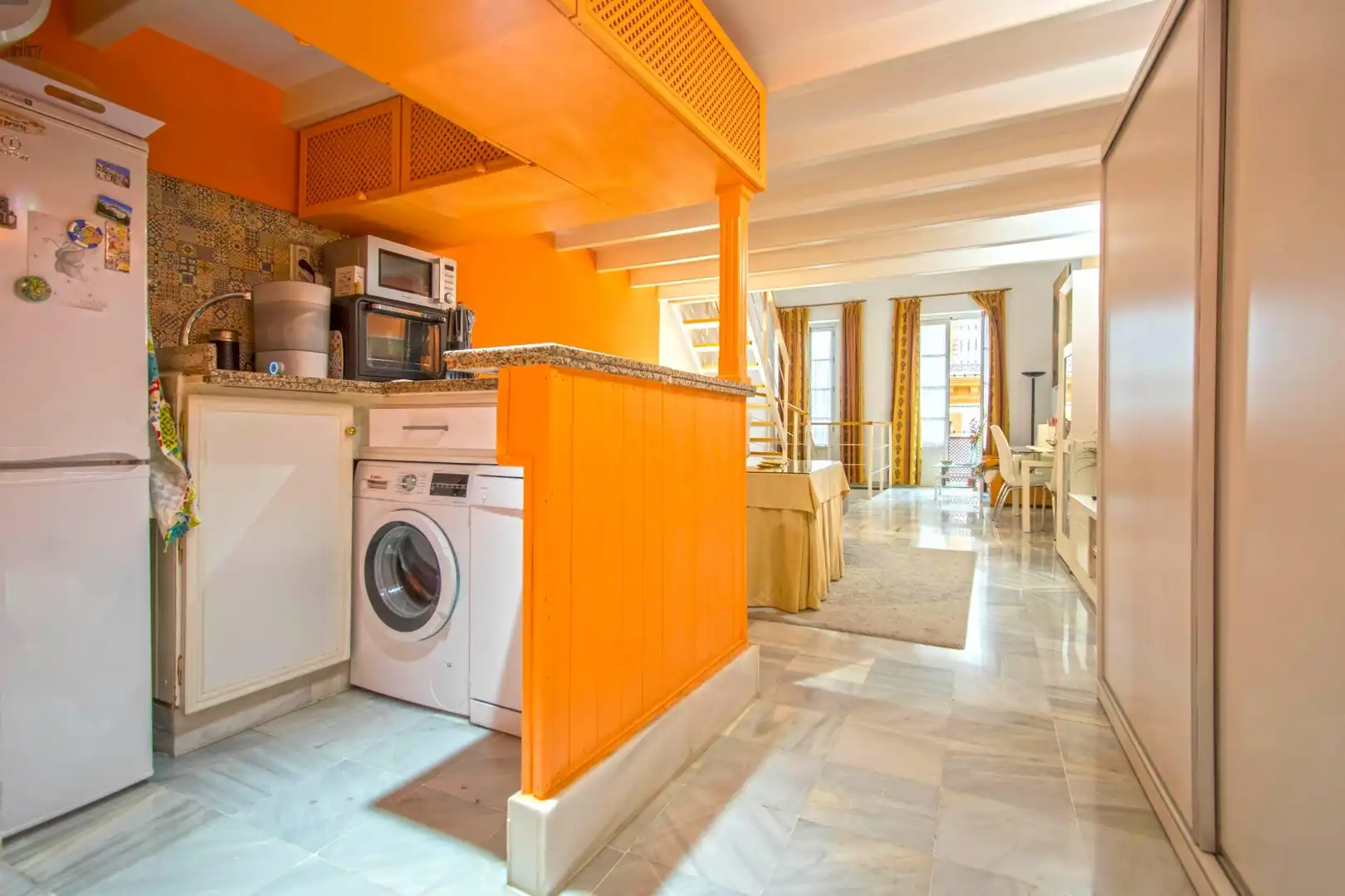 Kitchen of Flat for sale in Sevilla  with Balcony