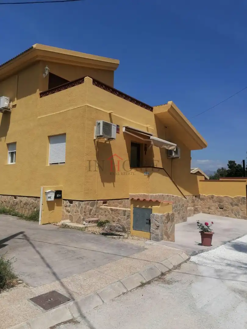 Exterior view of Houses for sale in La Nucia  with Air Conditioner, Terrace and Swimming Pool