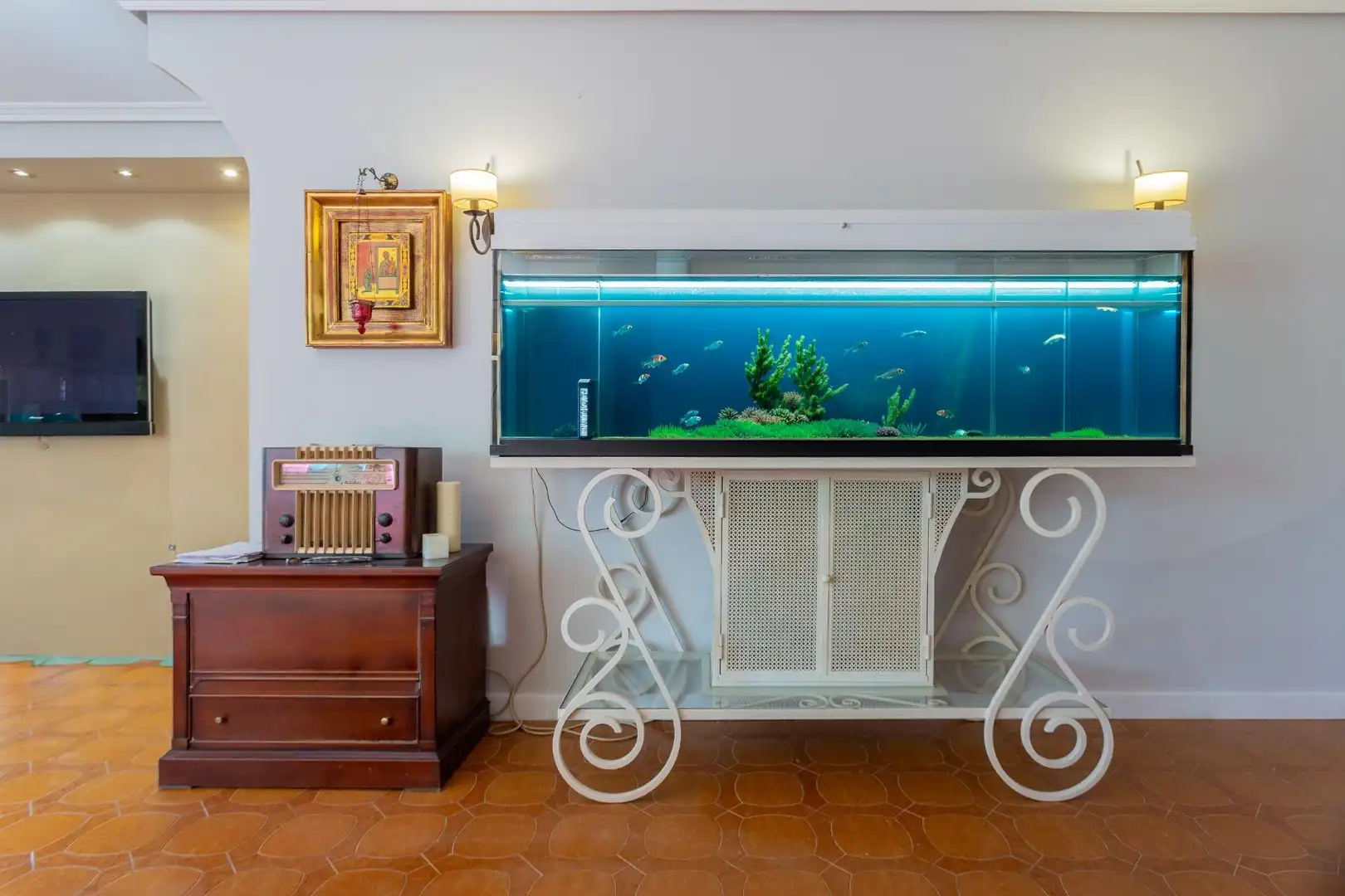 Sala de estar de Casa o chalet en venta en Cadrete con Aire acondicionado, Calefacción y Jardín privado
