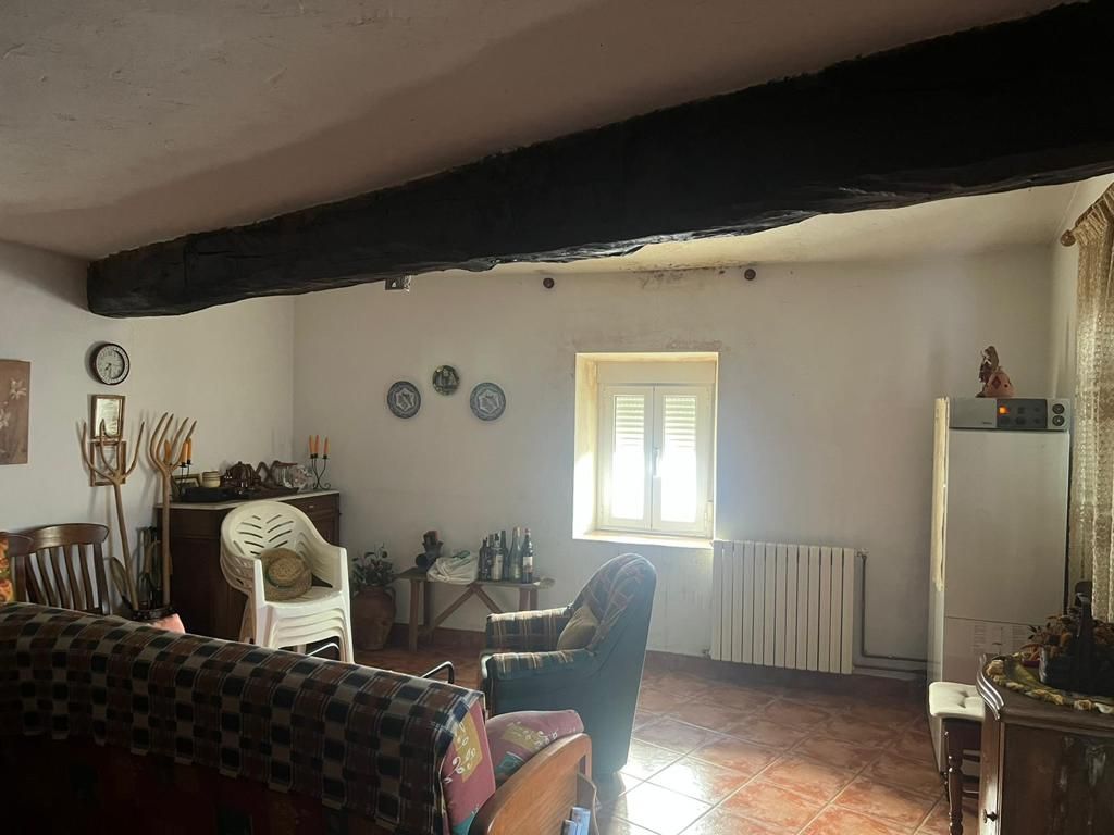 Living room of Single-family semi-detached for sale in Herrera de Pisuerga  with Heating, Parquet flooring and Furnished