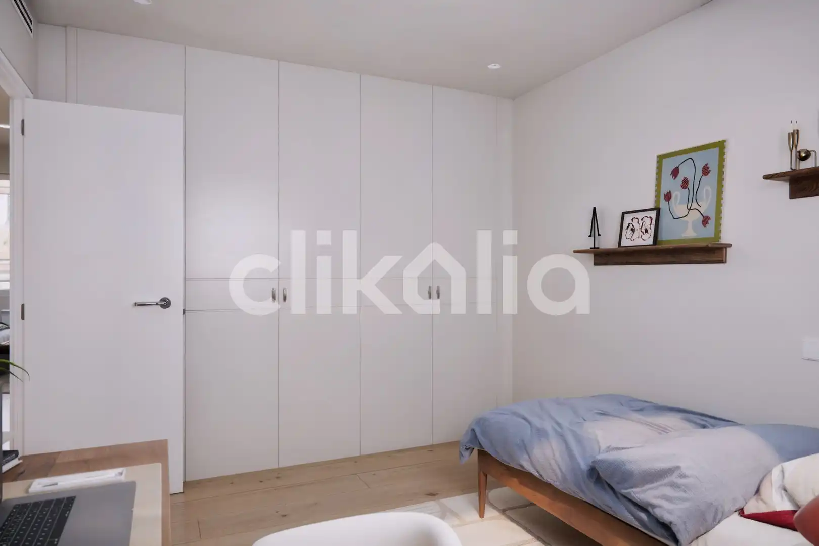 Schlafzimmer von Wohnung zum Verkauf in Madrid mit Klimaanlage, Heizung und Terrasse