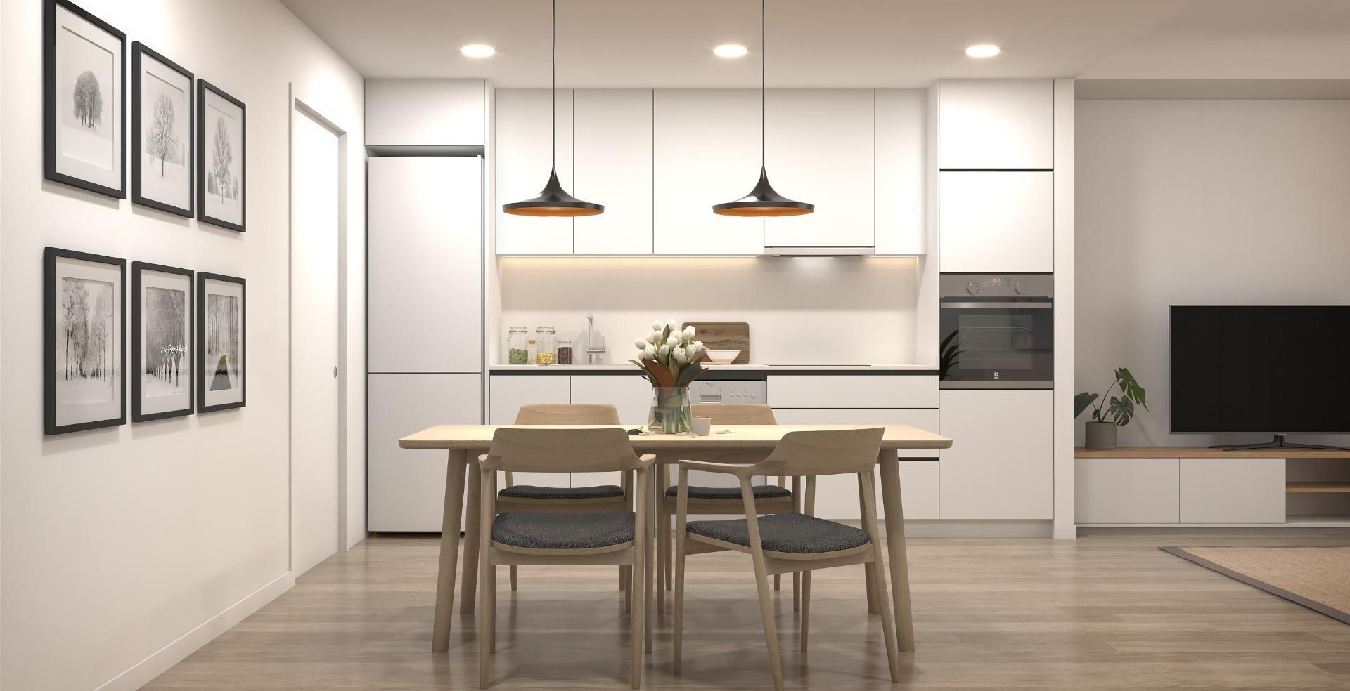 Kitchen of Flat for sale in Sant Carles de la Ràpita  with Air Conditioner, Heating and Terrace