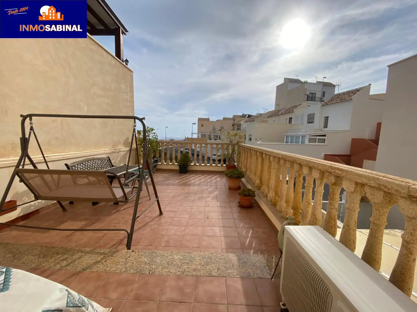 Terraza de Casa adosada en venta en Roquetas de Mar con Aire acondicionado, Calefacción y Terraza