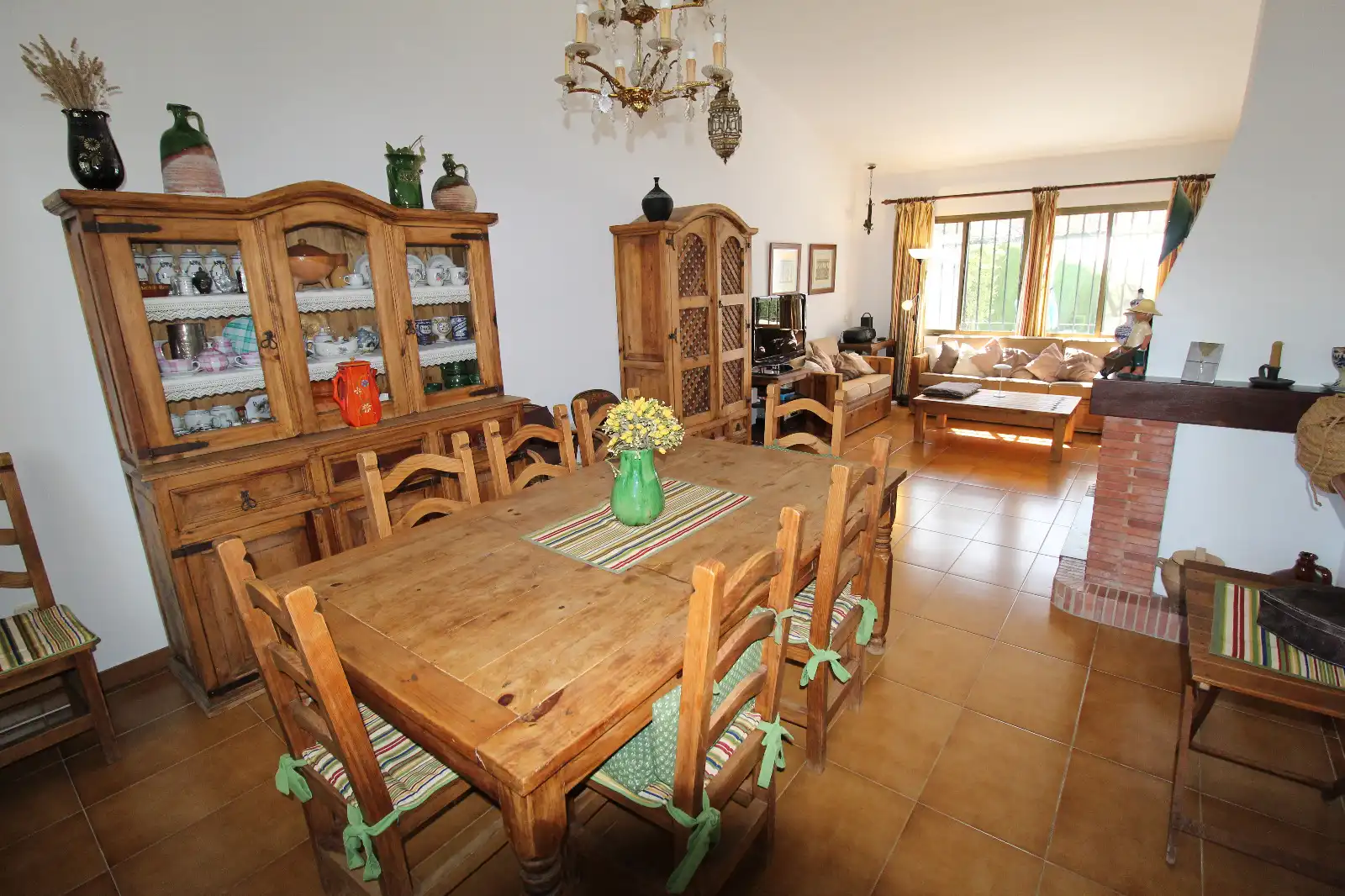 Dining room of Houses for sale in Úbeda  with Heating, Private garden and Swimming Pool