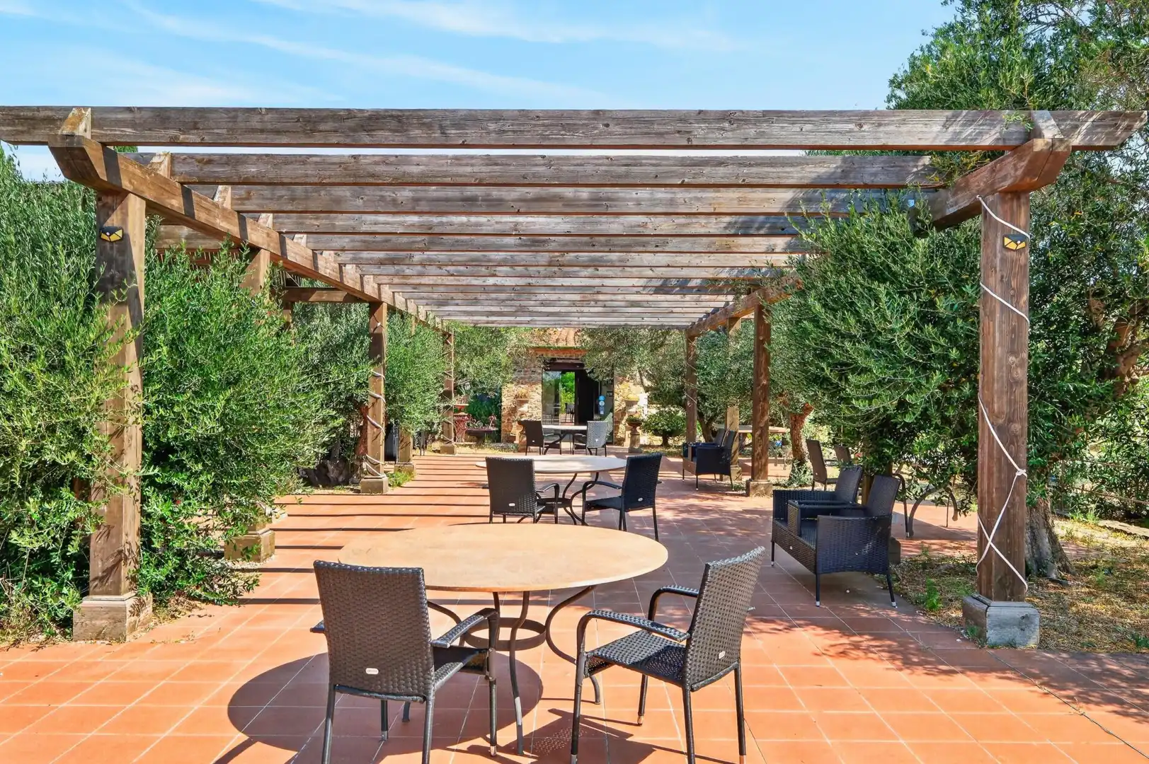 Terraza de Casa o chalet en venta en Mollet de Peralada con Jardín privado, Terraza y Piscina