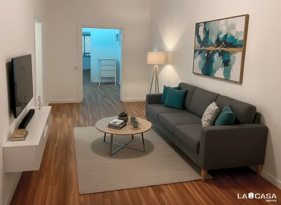 Sala d'estar de Planta baixa en venda en L'Hospitalet de Llobregat