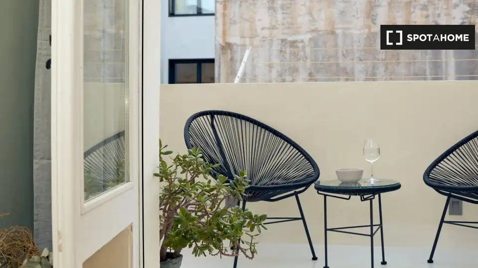 Terrassa de Apartament per a compartir en Sarrià - Sant Gervasi