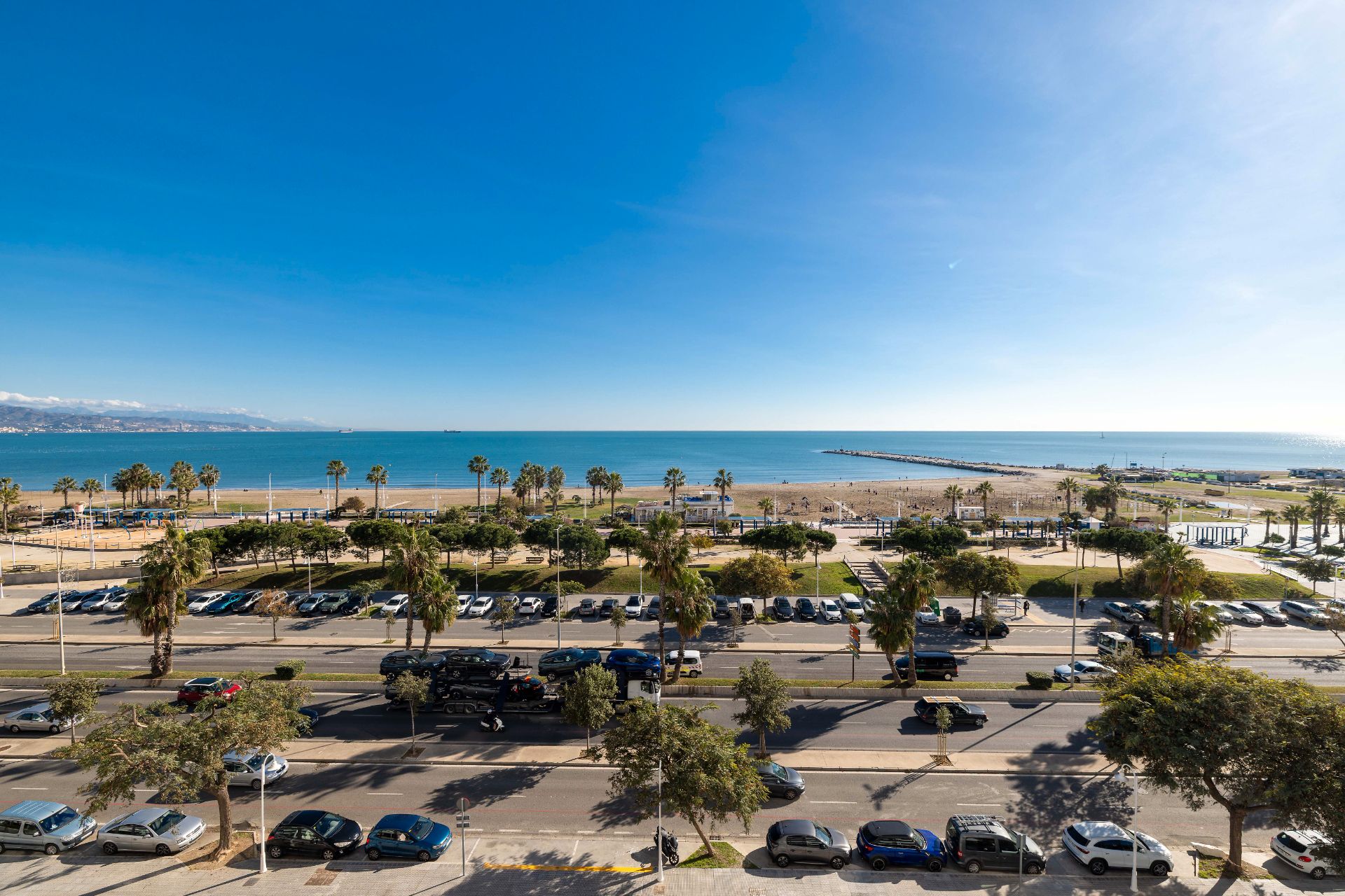 Bedroom of Flat for sale in Málaga Capital  with Air Conditioner, Heating and Terrace