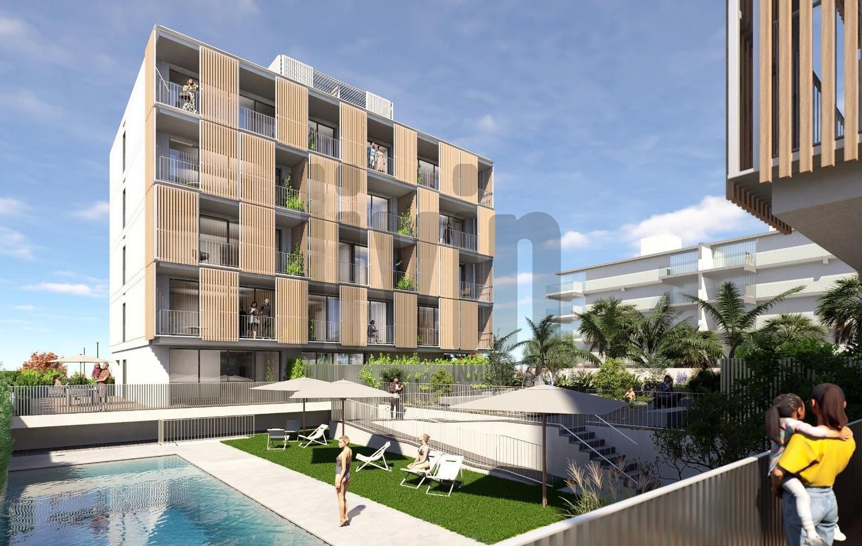 Swimming pool of Flat for sale in  Jaén Capital  with Air Conditioner, Heating and Private garden