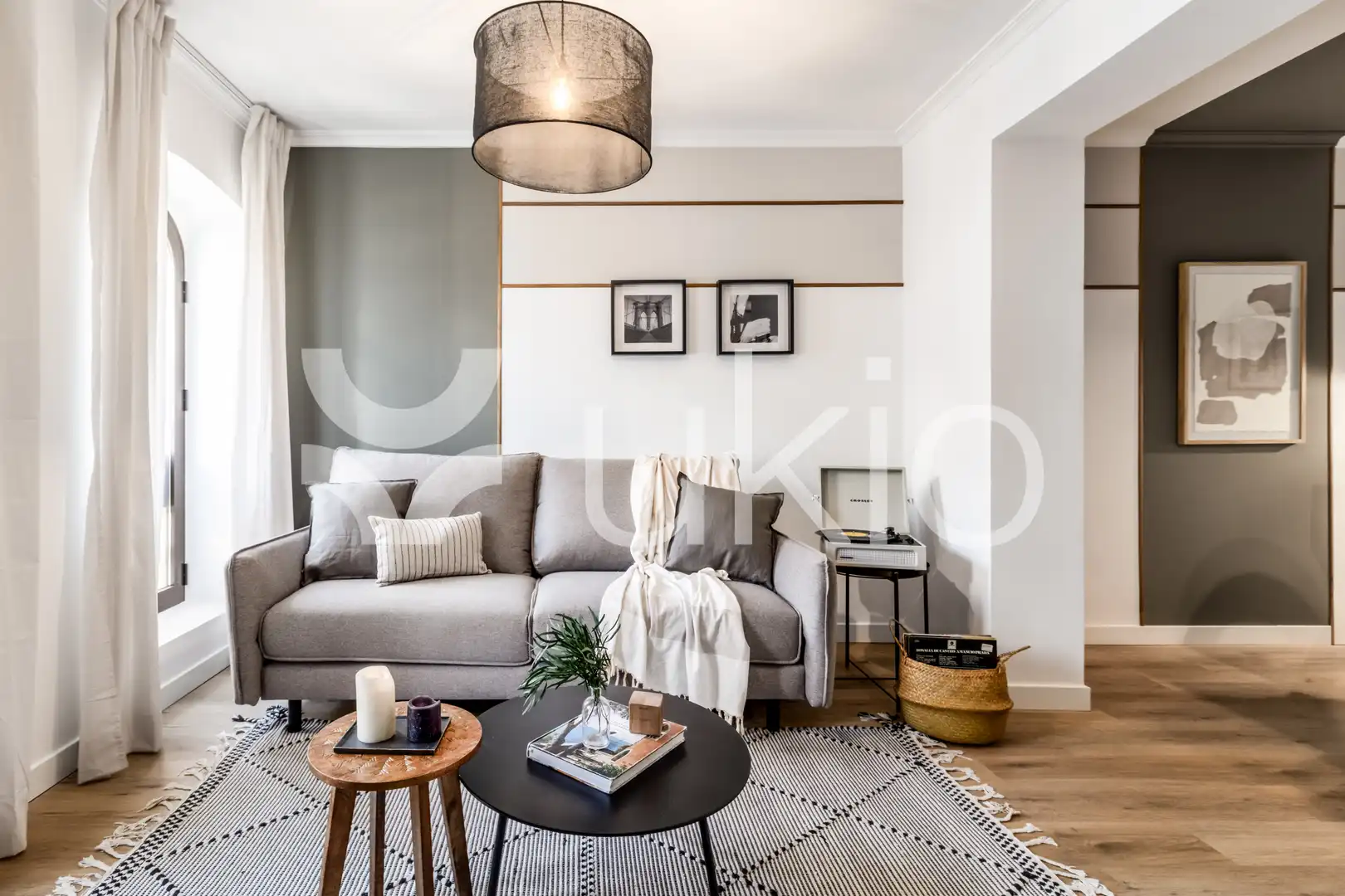 Living room of Apartments for rent in Madrid  with Heating, Furnished and Oven
