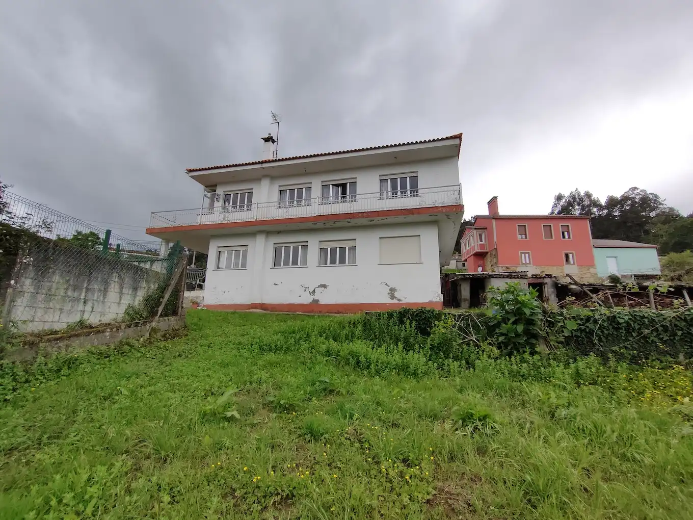 Vista exterior de Casa o chalet en venta en Lousame con Jardín privado, Trastero y Amueblado