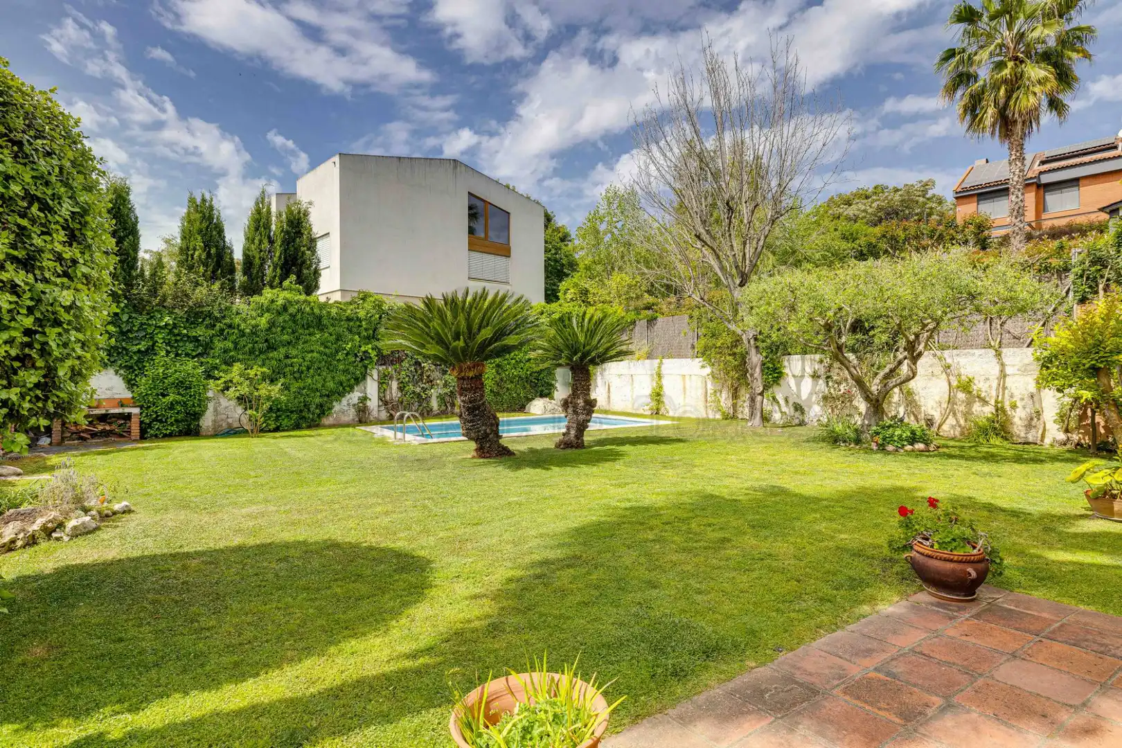 Jardín de Casa o chalet en venta en Sant Cugat del Vallès con Calefacción, Jardín privado y Parquet