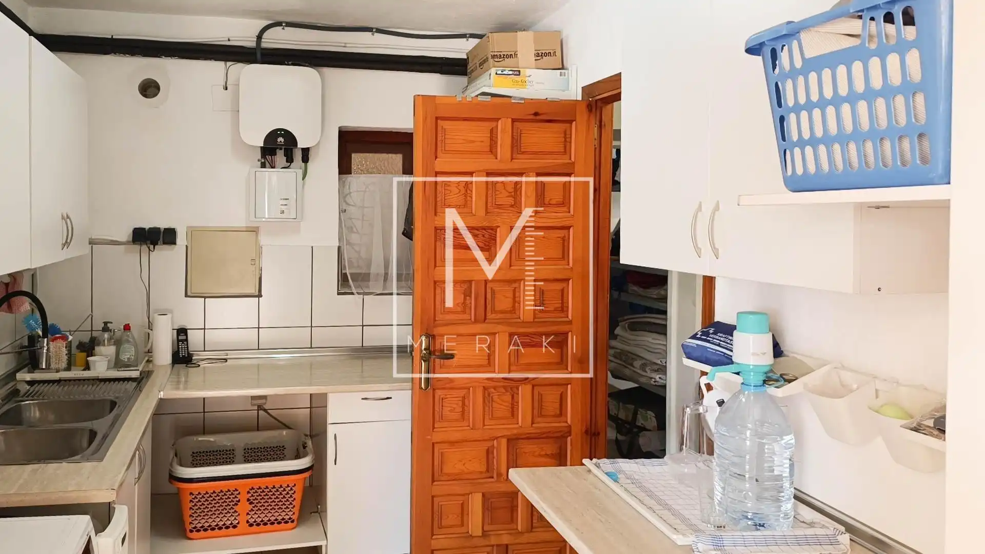 Cocina de Casa o chalet en venta en Calpe / Calp con Aire acondicionado, Calefacción y Jardín privado