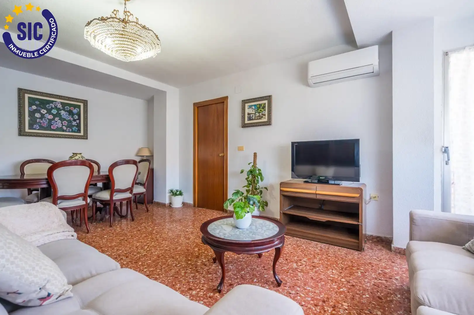 Sala de estar de Piso en venta en Valencia con Aire acondicionado, Jardín privado y Terraza