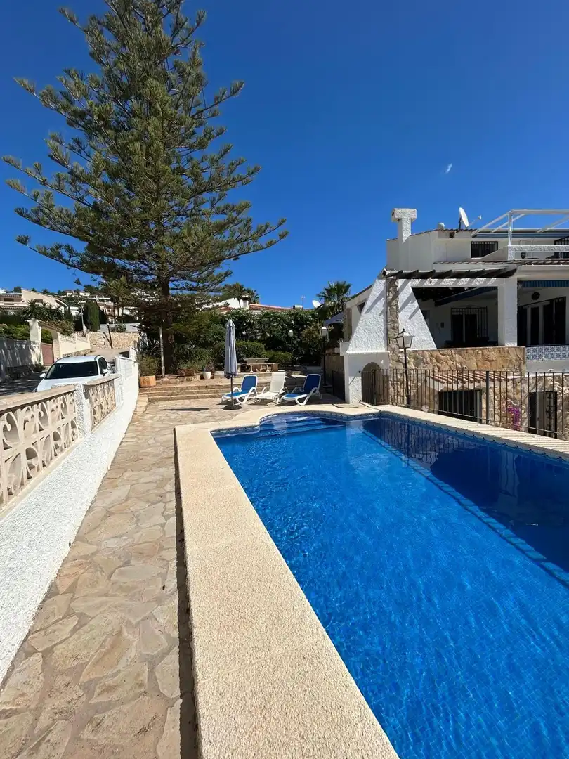 Swimming pool of Houses for sale in Calpe / Calp  with Private garden and Swimming Pool