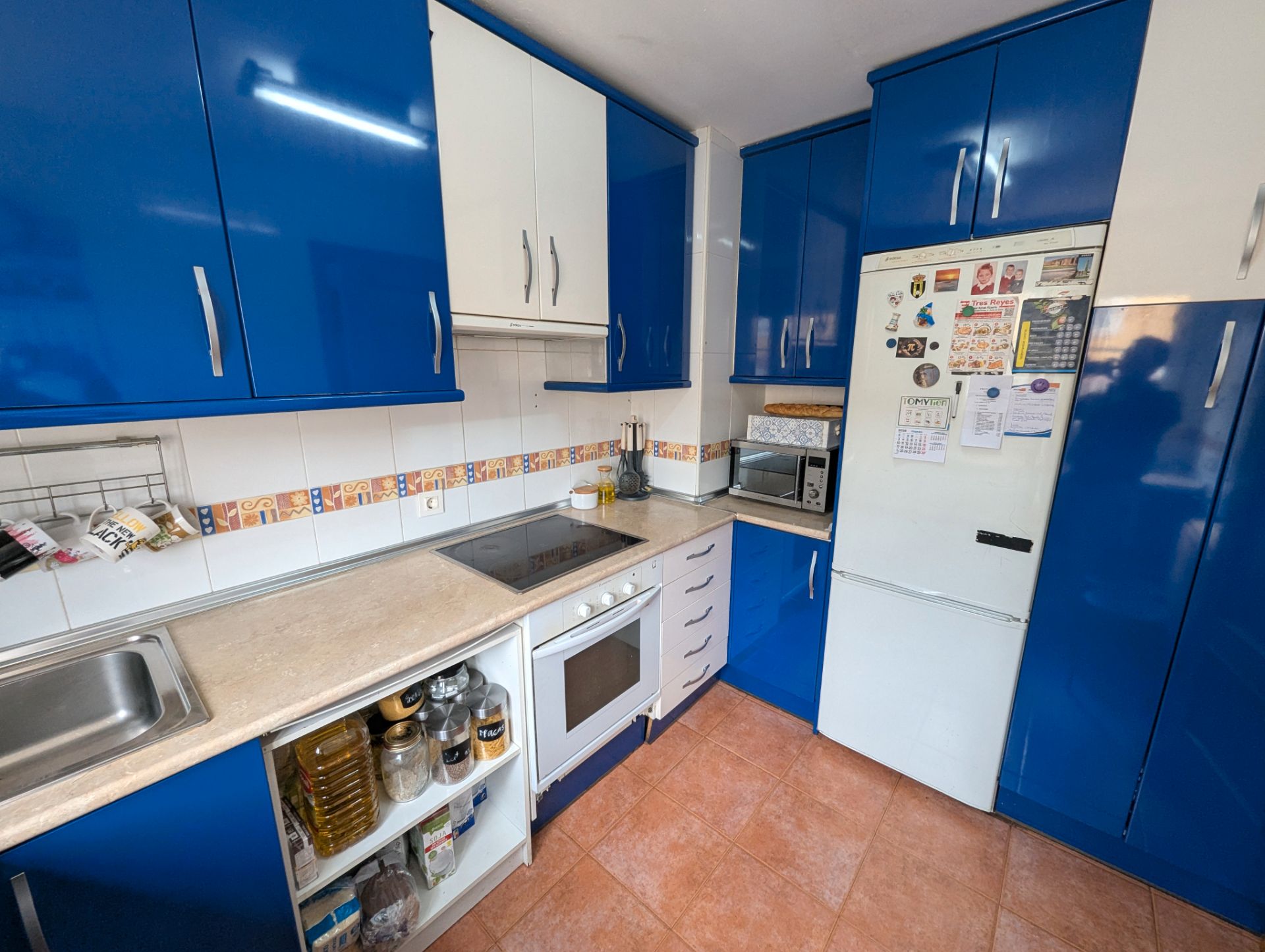 Kitchen of Single-family semi-detached for sale in Magaz de Pisuerga  with Heating, Furnished and Oven