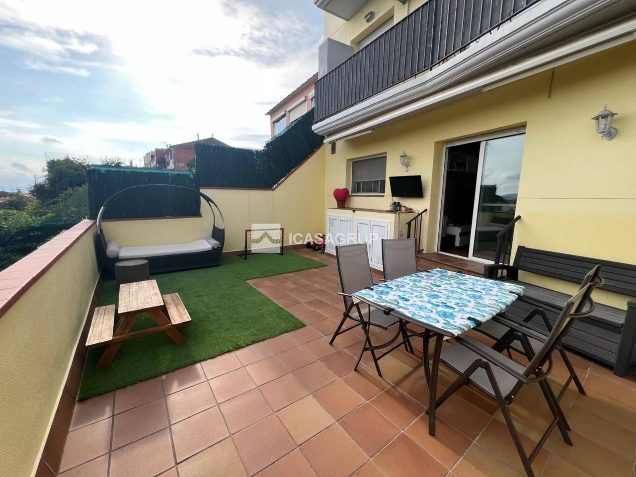 Terrace of Flat for sale in Rubí  with Heating, Private garden and Terrace