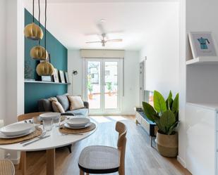 Sala d'estar de Apartament de lloguer en  Barcelona Capital amb Aire condicionat