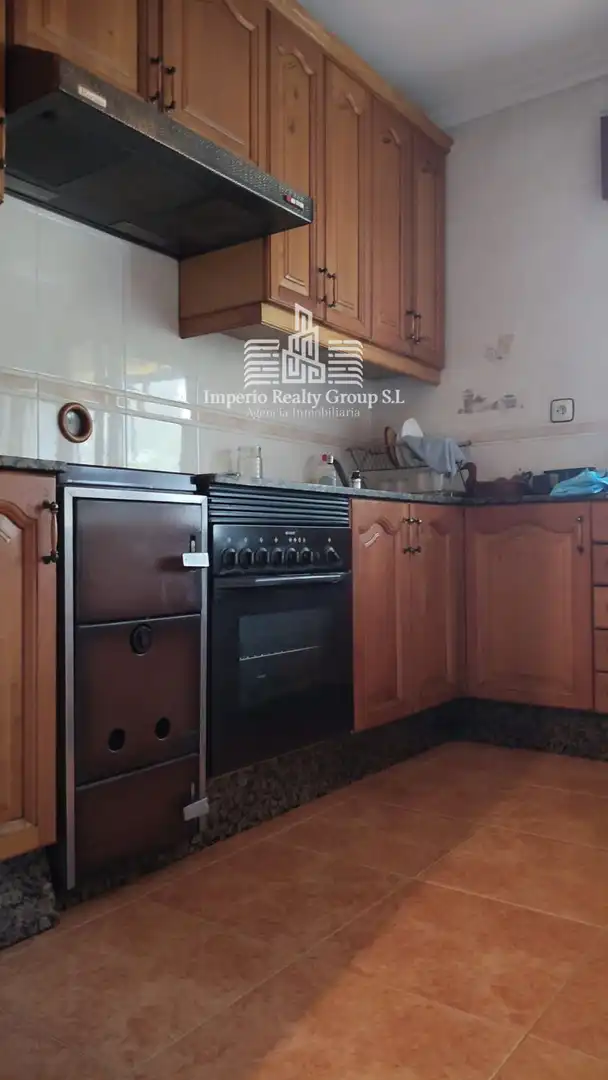 Kitchen of Flat for sale in Mieres (Asturias)  with Heating, Terrace and Furnished